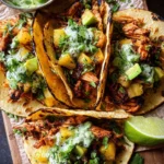 One Pan Chicken & Pineapple Tacos