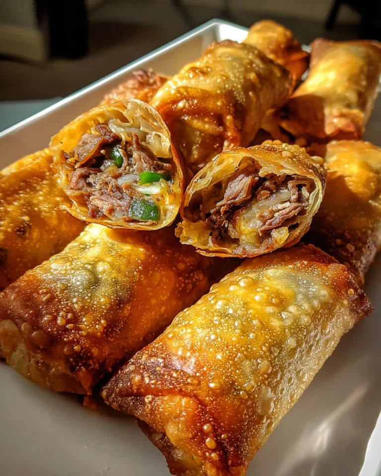 Philly Cheesesteak Egg Roll