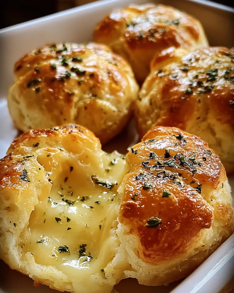 Pillsbury Biscuit Garlic Butter Cheese Bombs