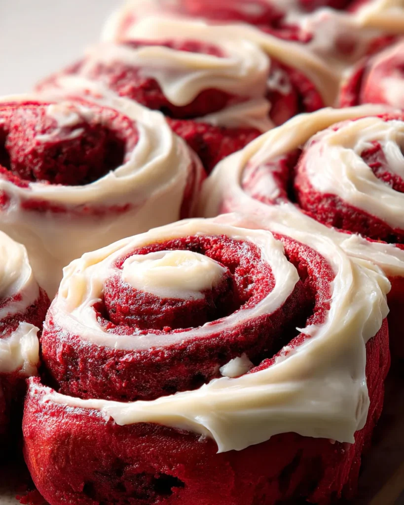 Red Velvet Cinnamon Rolls