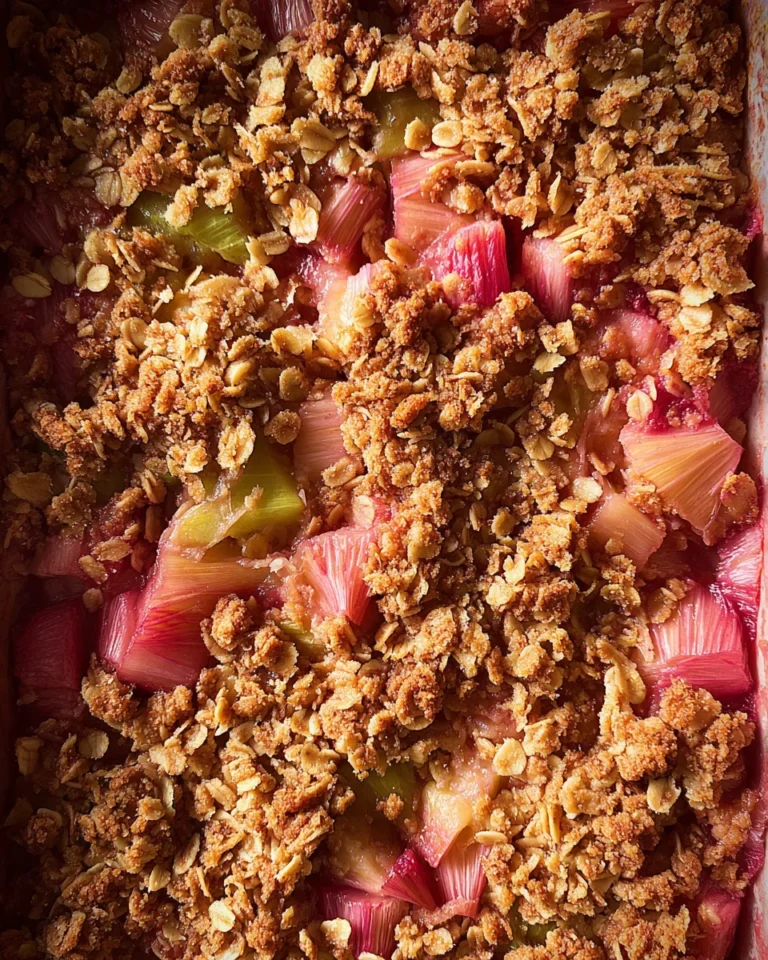 Rhubarb Crisp
