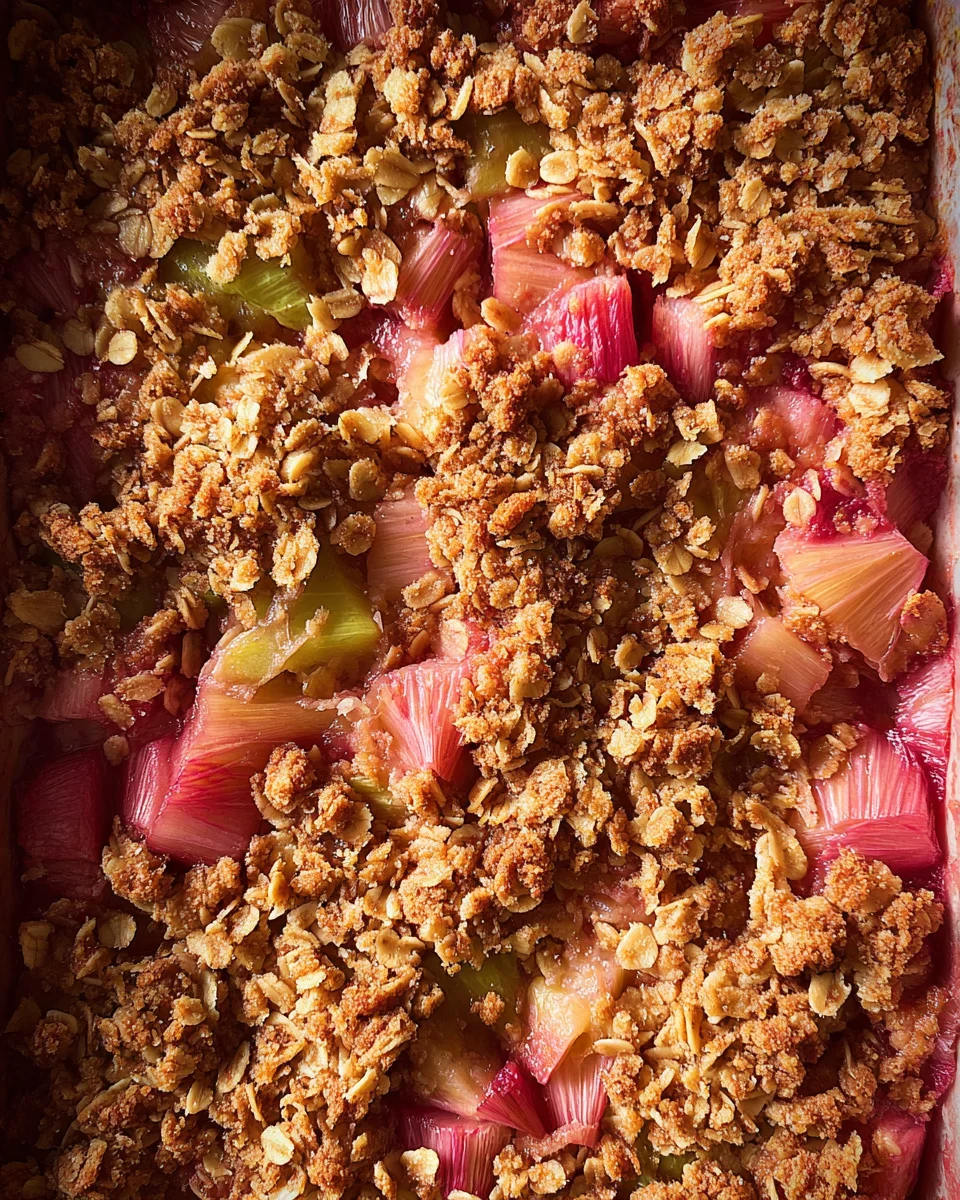Rhubarb Crisp