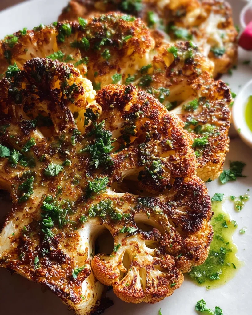 Roasted Cauliflower Steaks