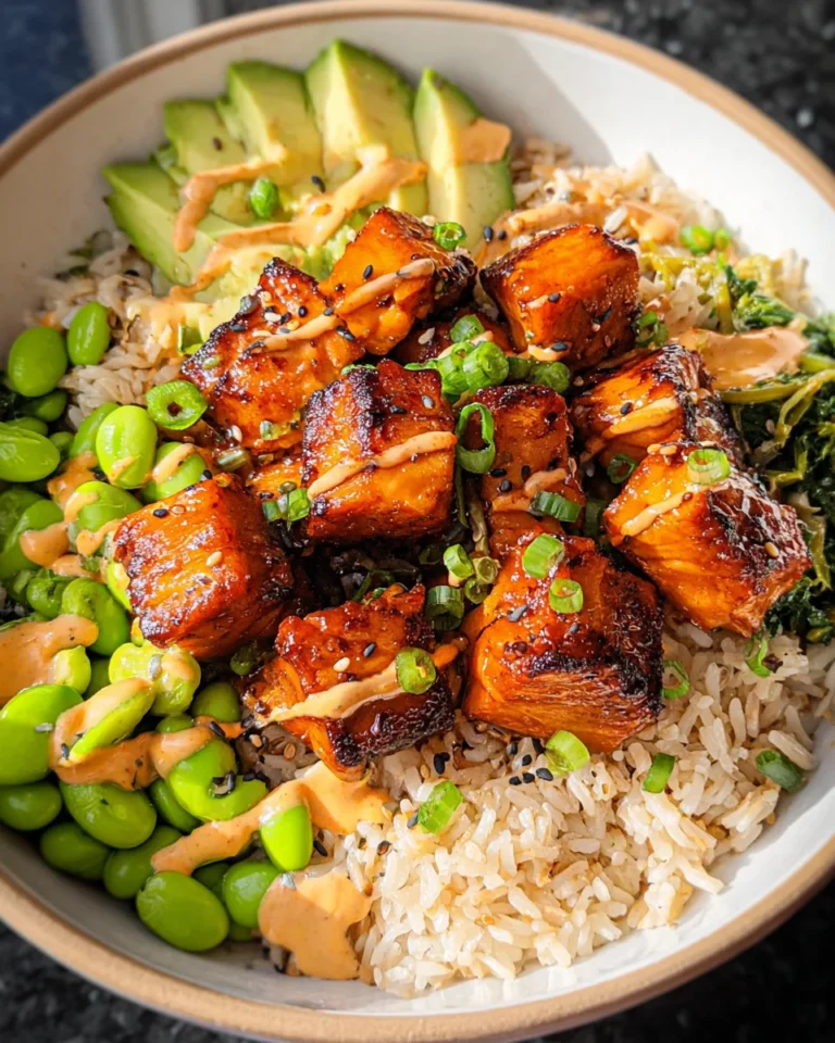 Salmon Teriyaki Bowl