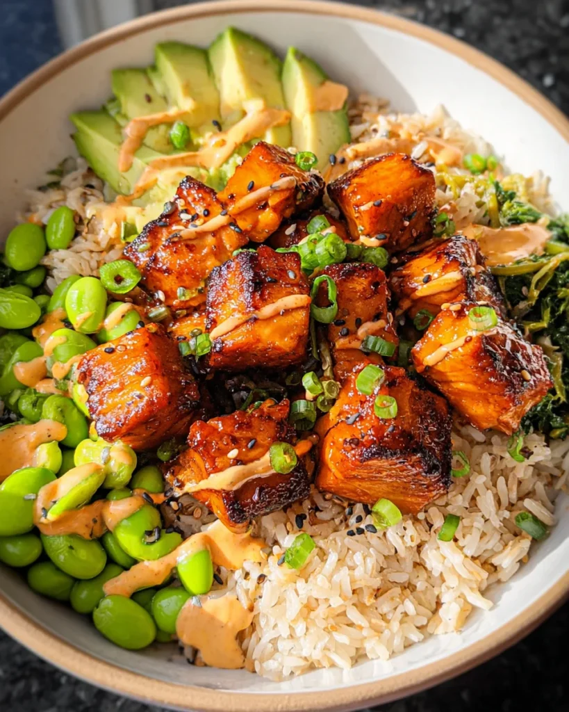Salmon Teriyaki Bowl