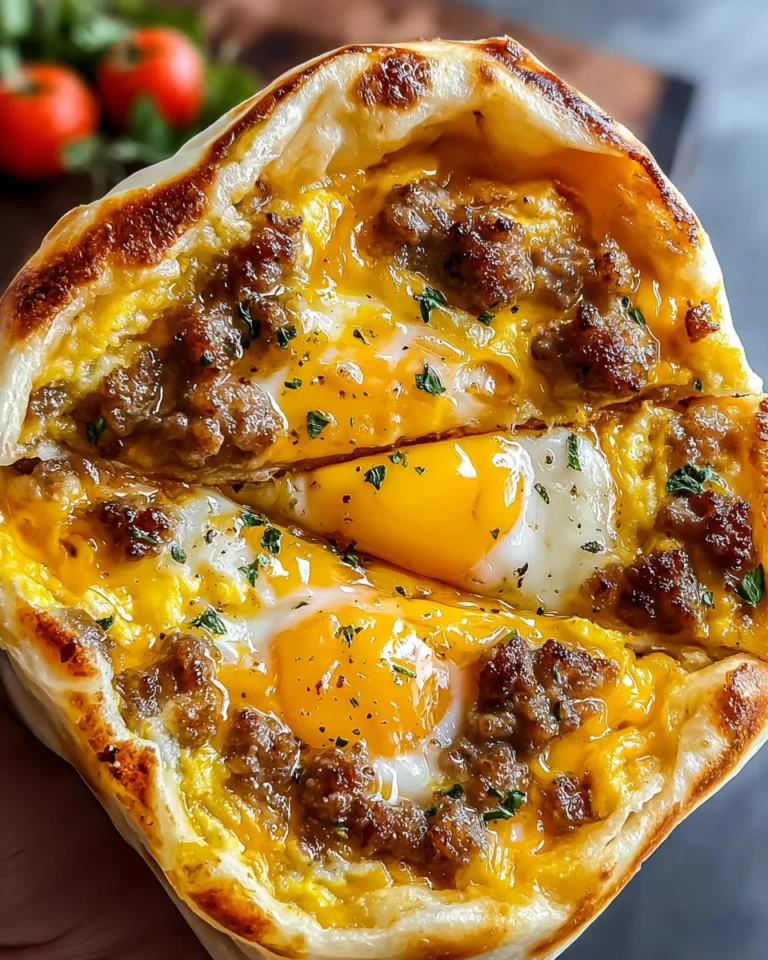 Sausage Egg and Cheese Breakfast Roll-Ups