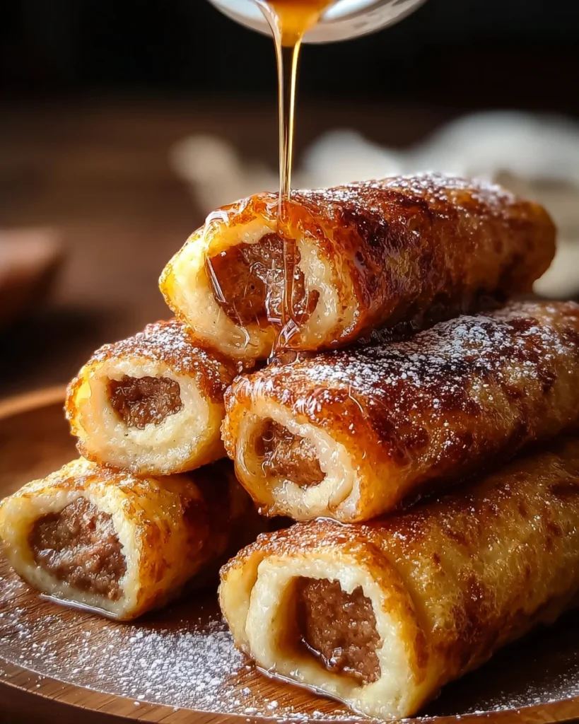 Sausage French Toast Roll-Ups Recipe