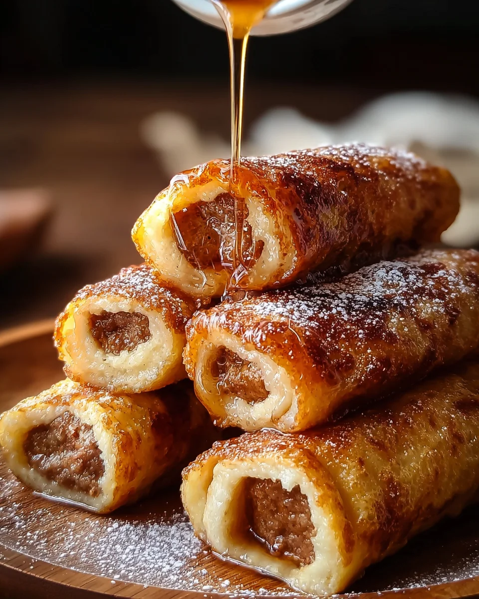 Sausage French Toast Roll-Ups Recipe