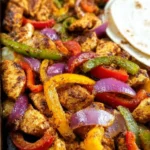Sheet Pan Chicken Fajitas