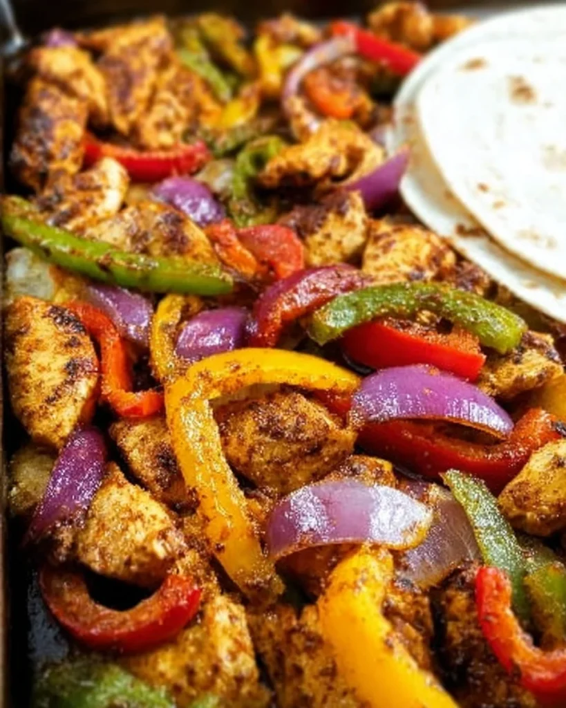 Sheet Pan Chicken Fajitas