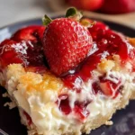 Strawberry Cheesecake Dump Cake