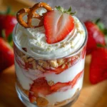 Strawberry Pretzel Salad Parfaits 18 Strawberry Pretzel Salad Parfaits