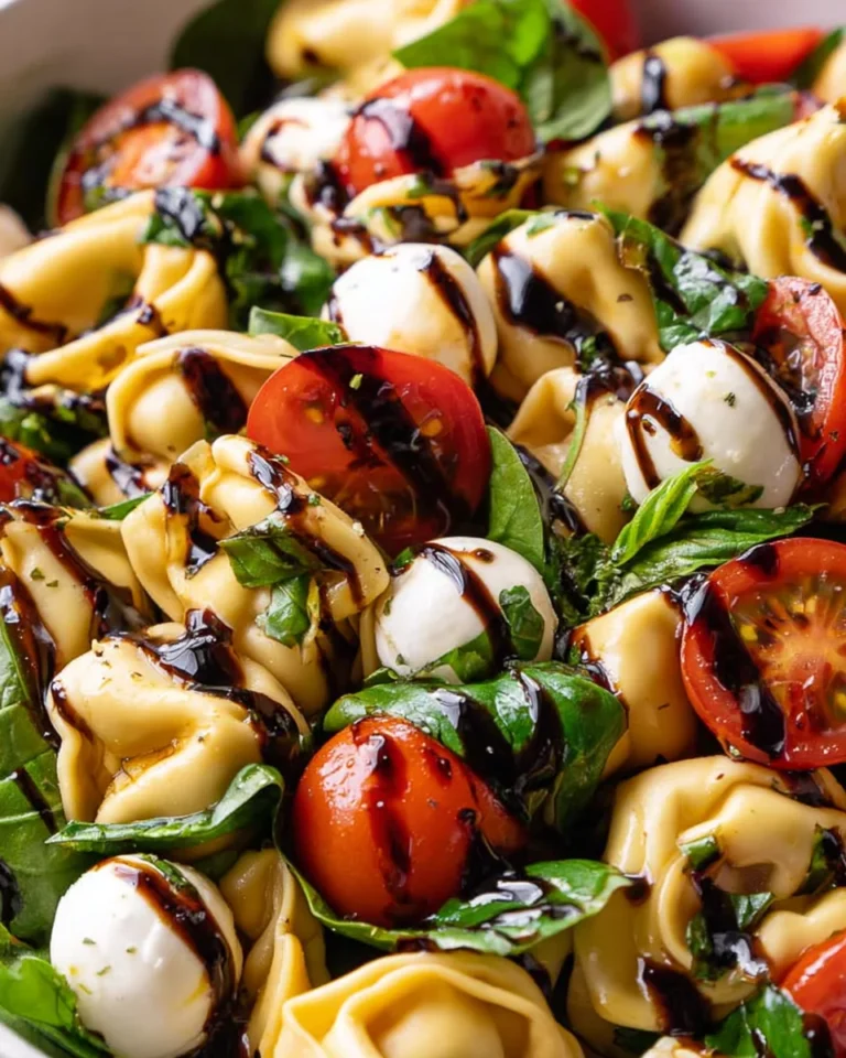 Tortellini Caprese Salad