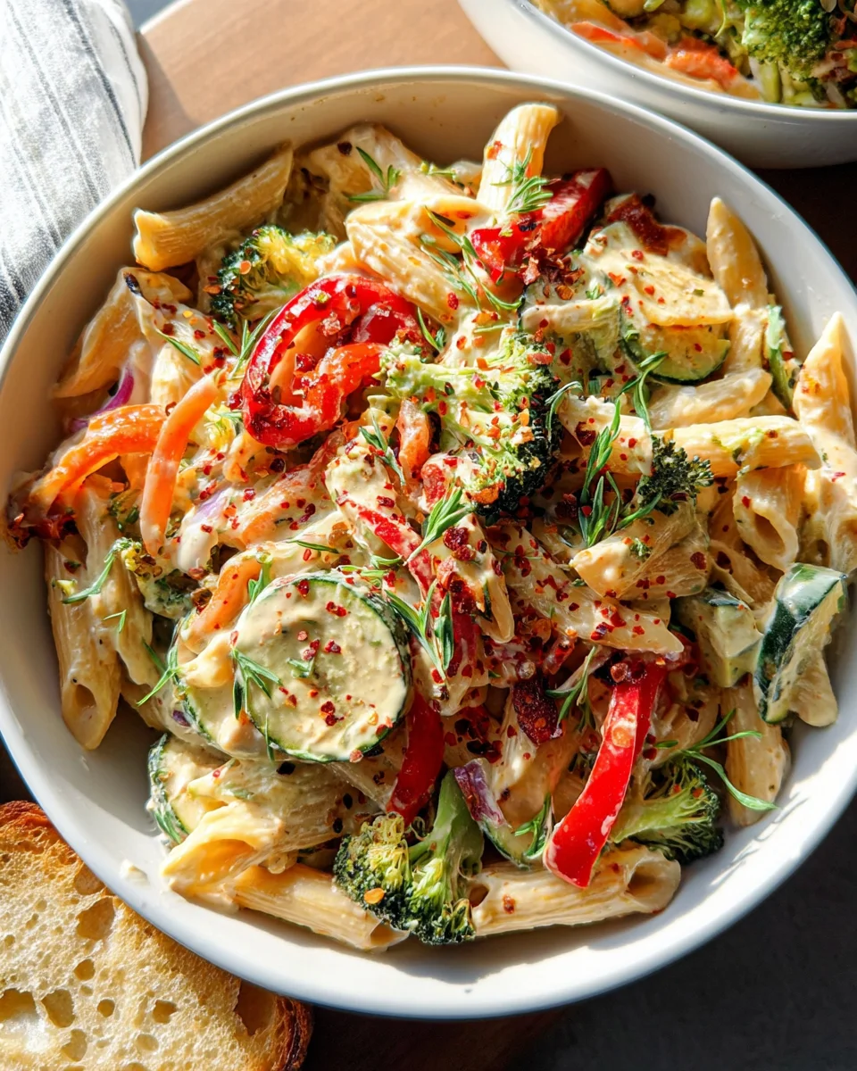 Vegan Pasta Primavera with Creamy Garlic Cashew Sauce 29 Vegan Pasta Primavera with Creamy Garlic Cashew Sauce