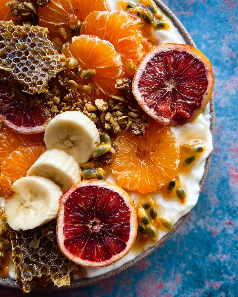 Winter Citrus Ricotta Breakfast Bowl with Honeycomb 18 Winter