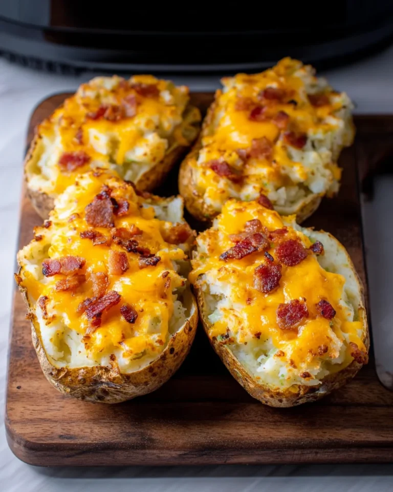 Air Fryer Twice Baked Potatoes