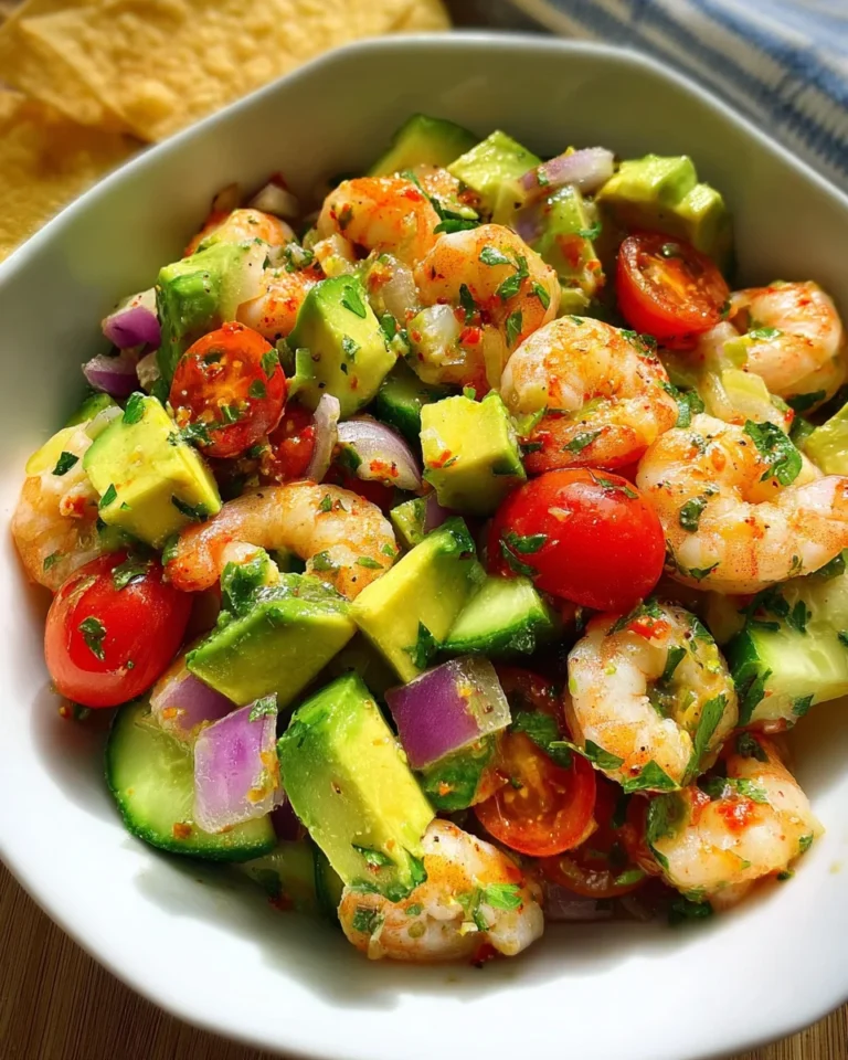 Avocado Salsa Shrimp Salad
