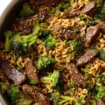 Beef and Broccoli Ramen Stir Fry
