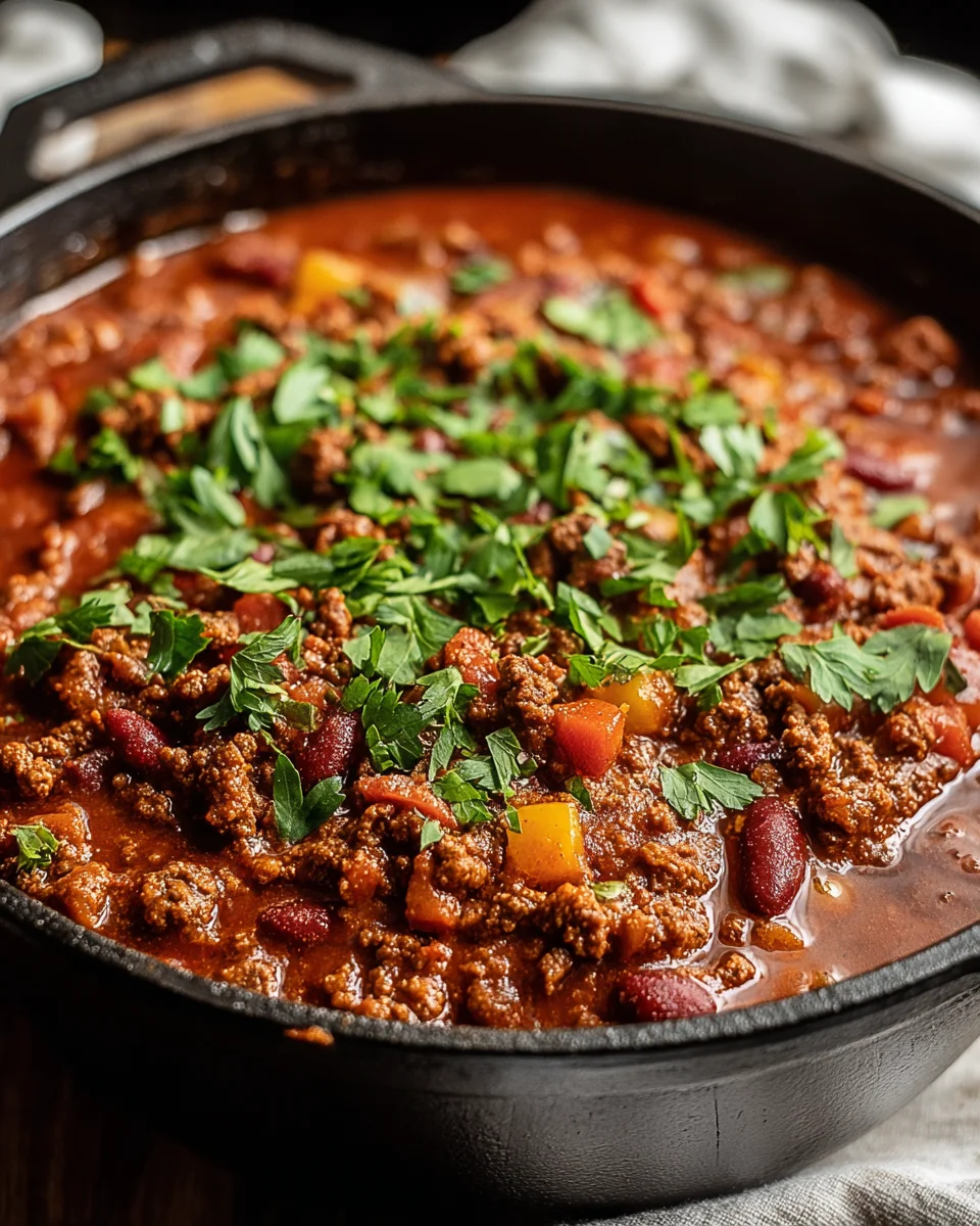 Best Ground Beef Stovetop Chili