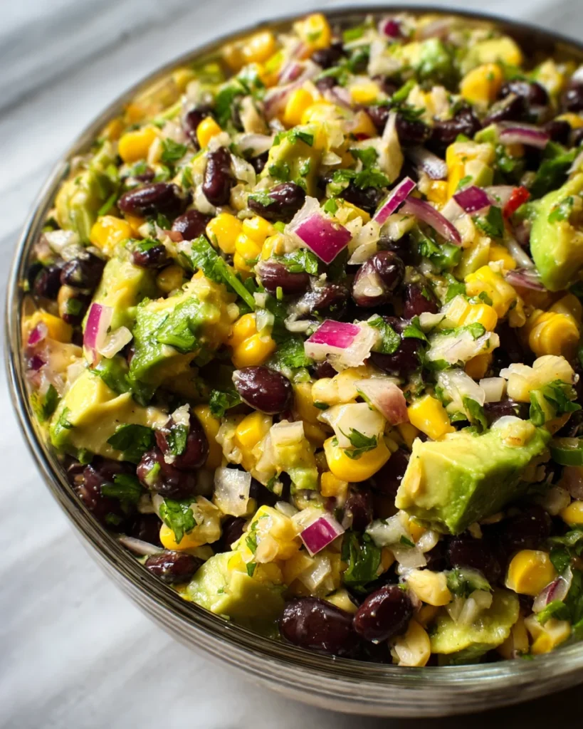 Black Bean Corn Avocado Salad