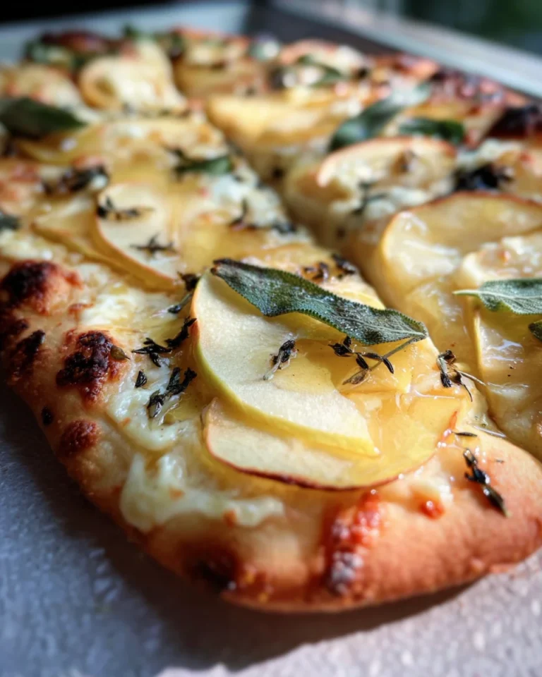 Brie and Apple Flatbread