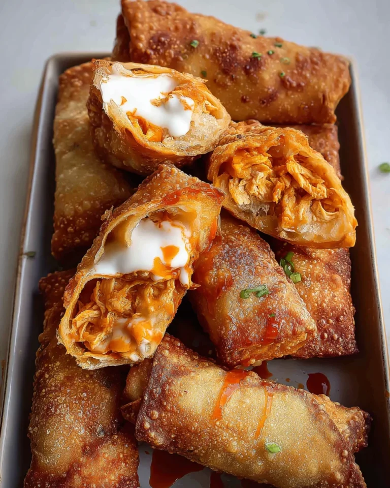 Buffalo Chicken Egg Rolls