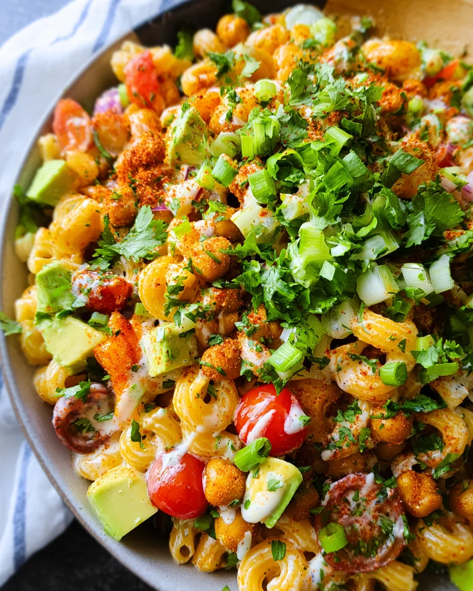 Buffalo Chickpea Pasta Salad 31 Buffalo