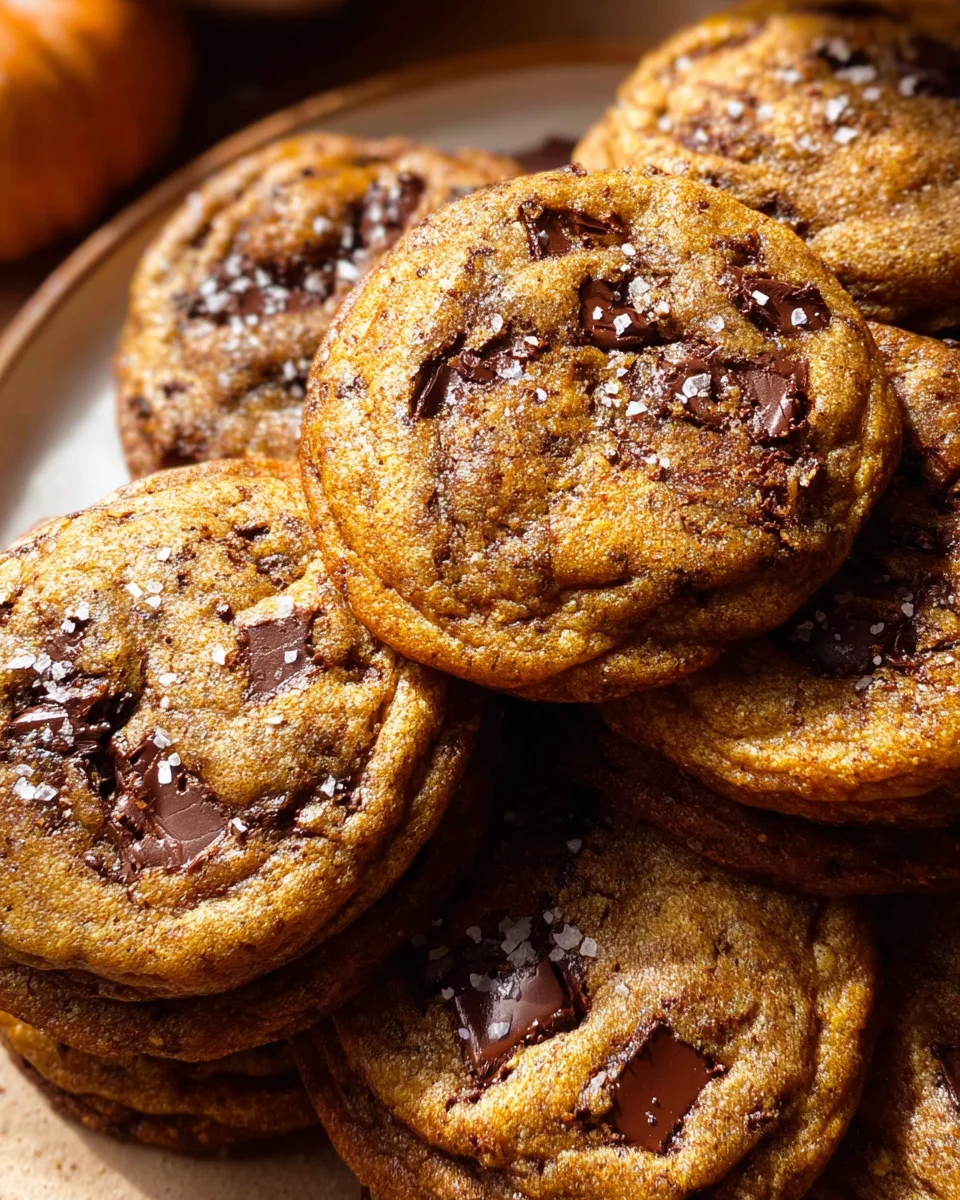 Chewy Pumpkin Chocolate Chip Cookies 25 Chewy