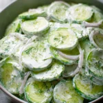 Creamy Cucumber Salad