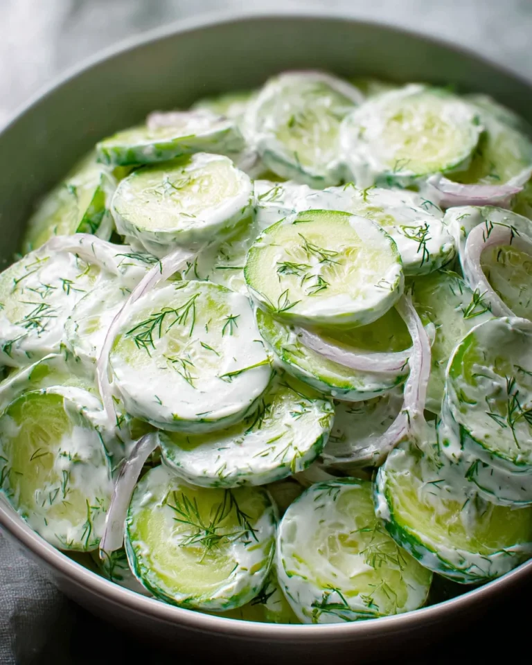 Creamy Cucumber Salad