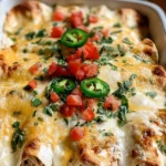 Creamy White Chicken Enchiladas
