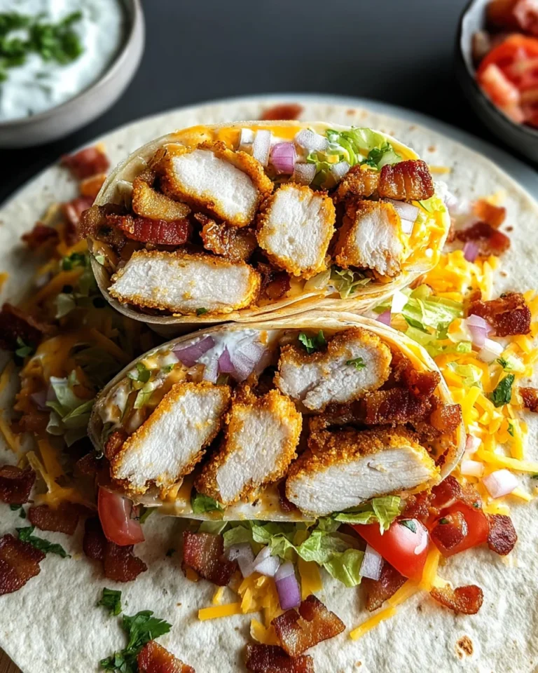 Crispy Chicken Bacon Ranch Wrap