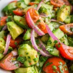 Cucumber Tomato Avocado Salad