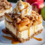 Easy Caramel Apple Cheesecake Bars