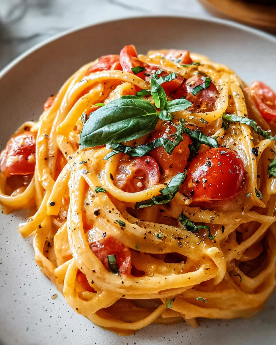 Easy One Pot Creamy Tomato Pasta
