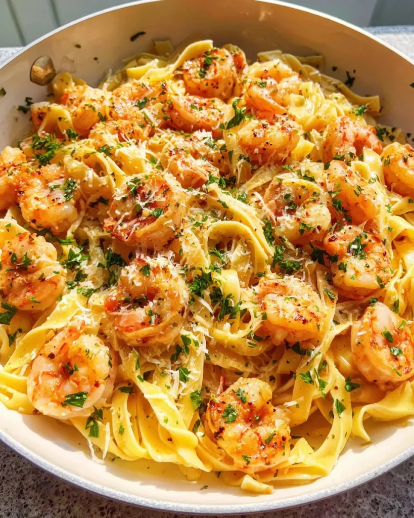 Garlic Butter Shrimp Pasta
