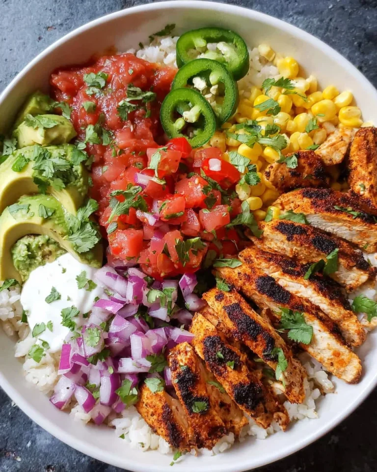 Grilled Chicken Burrito Bowls