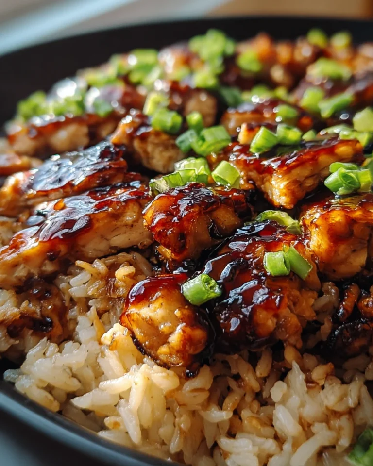 Honey BBQ Chicken Rice