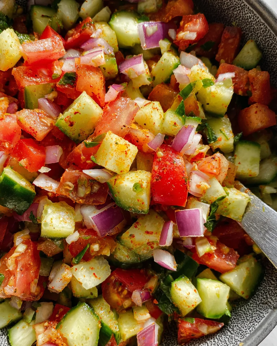 Indian Kachumber Salad