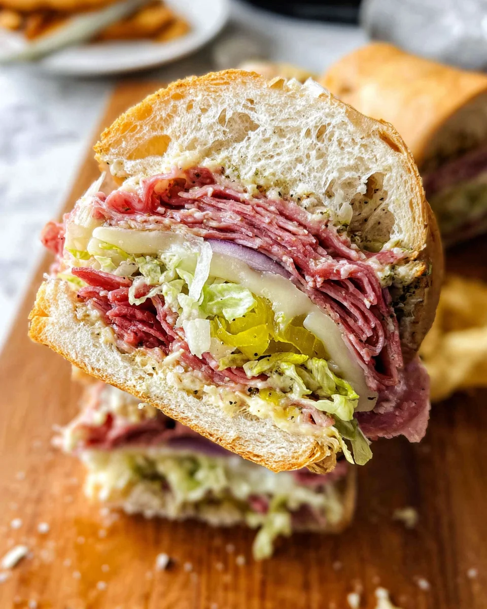 Italian Grinder Salad Sandwich (TikTok Viral Recipe) 28 Italian