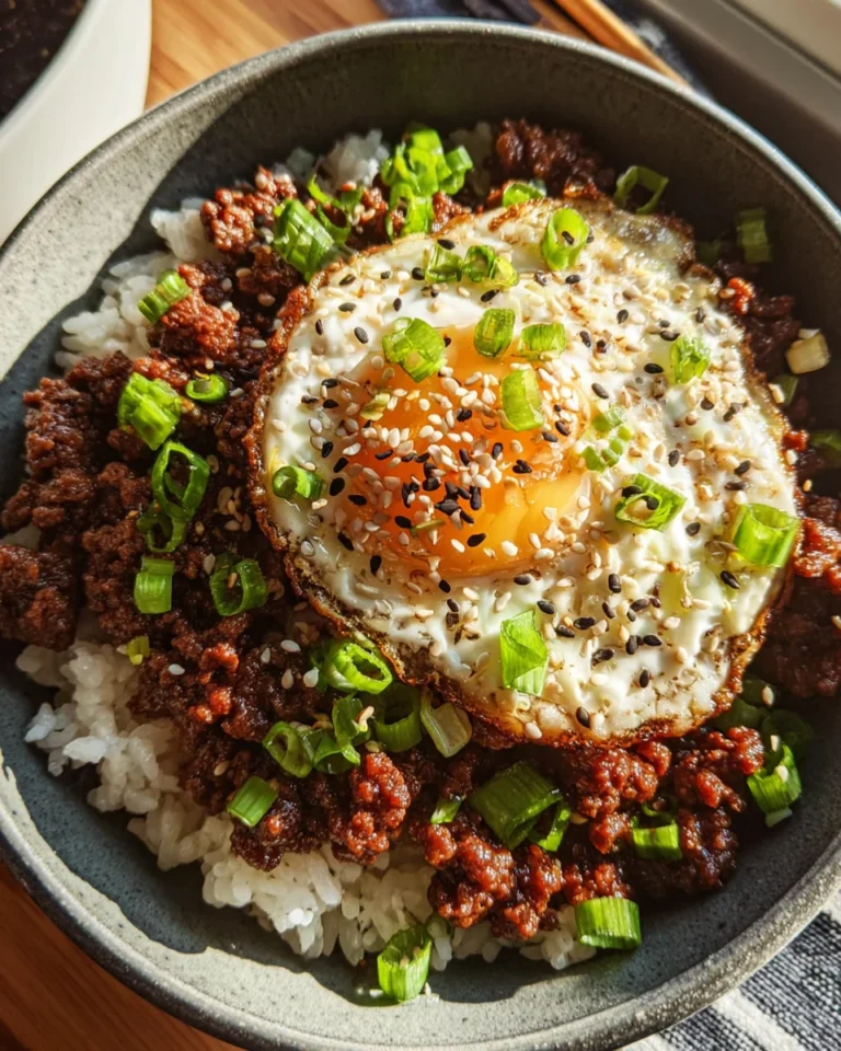 Korean Ground Beef Bowl (25-Minutes)