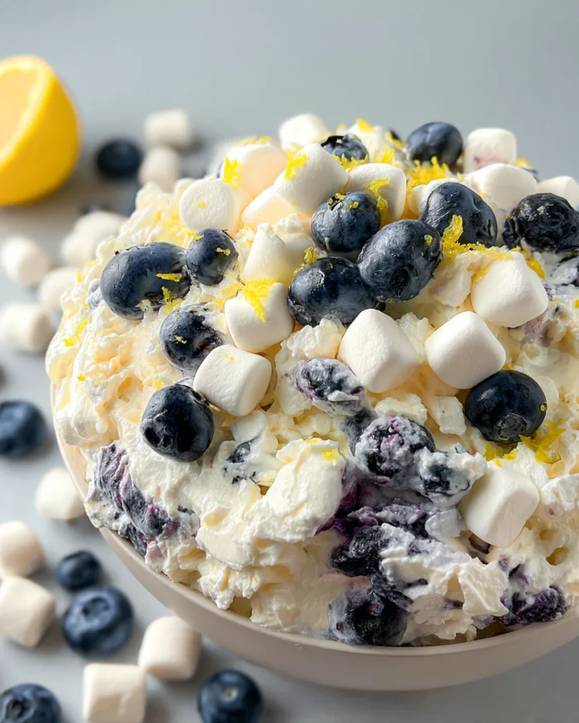 Lemon Blueberry Fluff
