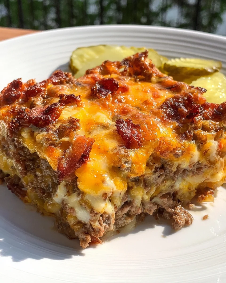 Low-Carb Bacon Cheeseburger Casserole 25 Low-Carb