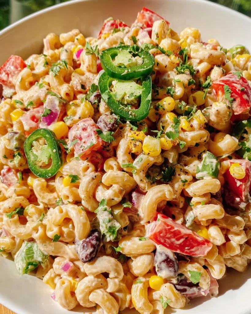 Mexican Macaroni Salad Recipe