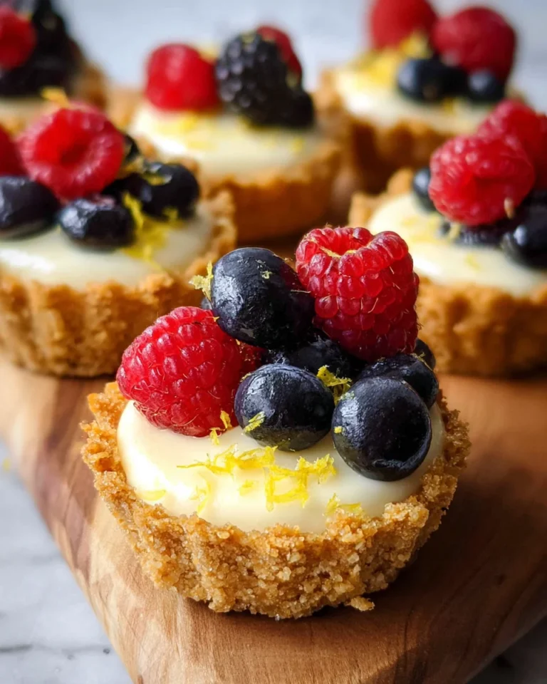 Mini Lemon Cheesecake Tarts