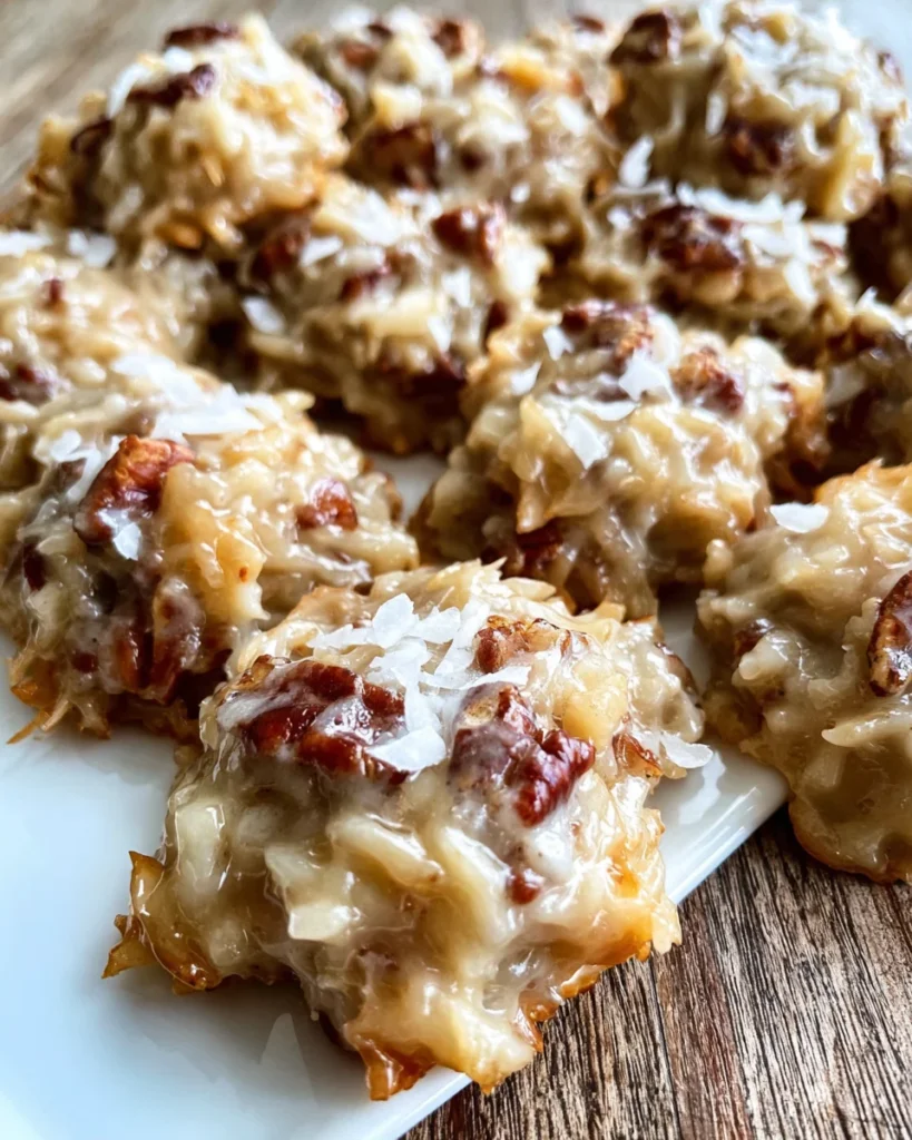No Bake Coconut Praline Cookies 2
