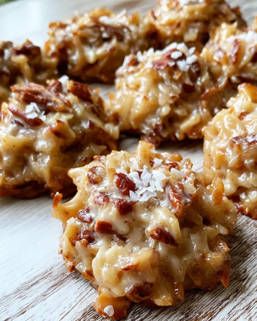 No Bake Coconut Praline Cookies 3