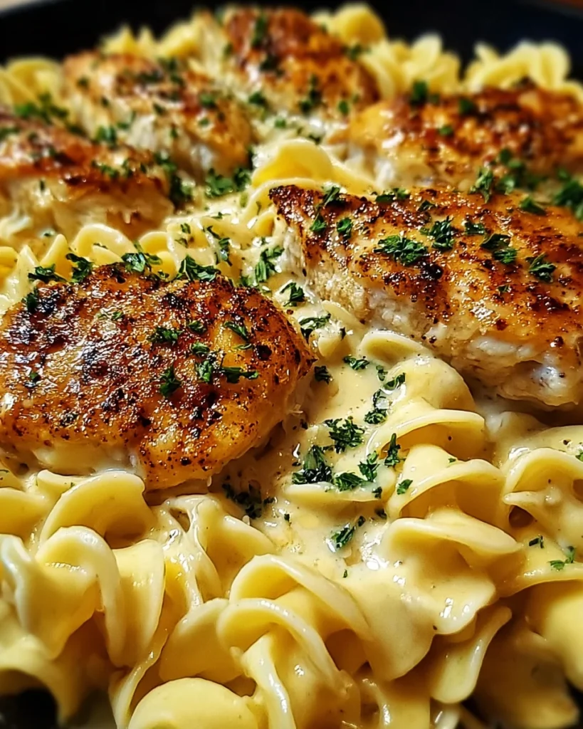 One Pan Chicken Noodles