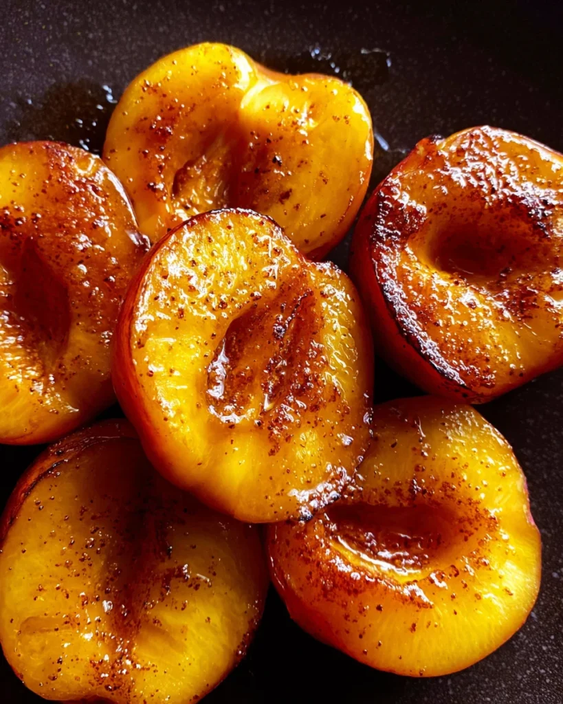 Pan Fried Peaches