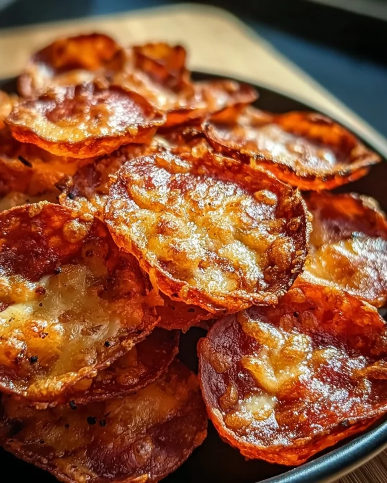 Pepperoni Cheese Crisps